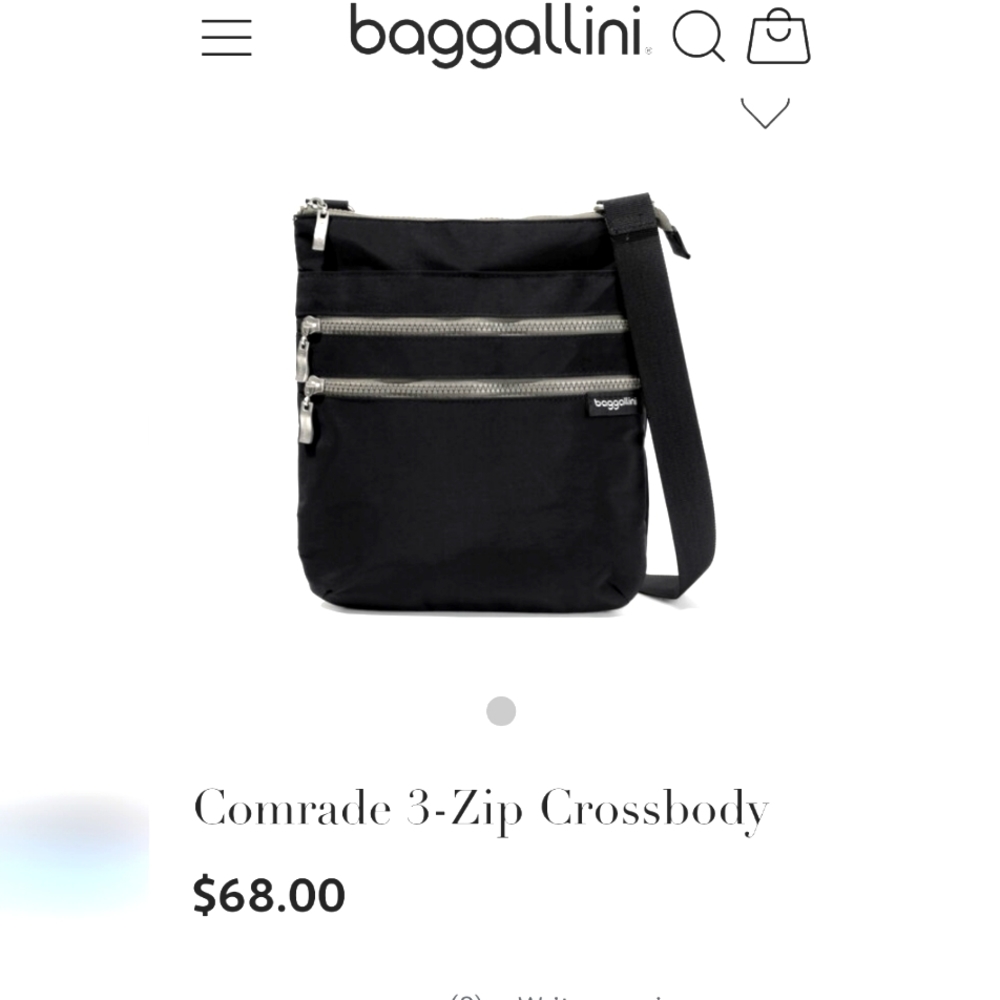 Baggalini Comrade 3-Zip Crossbody BRAND NEW ☆with the 🏷tags!
